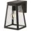 Lutec Fia Outdoor LED Solar Lantern Wall Light Black 200lm
