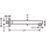 Hansgrohe Vernis Blend  Shower Arm Matt Black 240mm x 26mm
