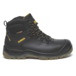 DEWALT Newark Size 9  Black Waterproof Steel Toe Cap Safety Boots