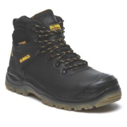 DEWALT Newark Size 9  Black Waterproof Steel Toe Cap Safety Boots