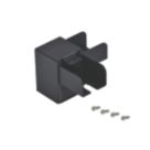Lexco 1-Circuit Pendant Light Corner Connector Black