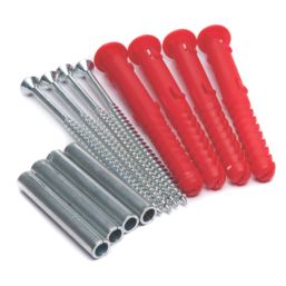 Corefix Connect Metal & Plastic 100 Heavy Duty Dot & Dab Wall Fixings 10mm x 95mm 24 Pack