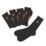 Scruffs Worker Reinforced Toe & Heel Socks Black 11-13 5 Pack