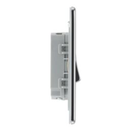 LAP  20A 16AX 2-Gang 2-Way Light Switch  Polished Chrome