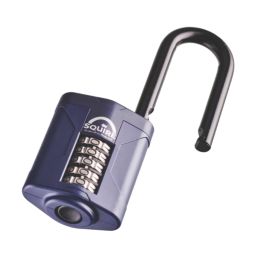 Squire CP60/2.5 Water-Resistant Long Shackle Combination  Padlock Blue 60mm