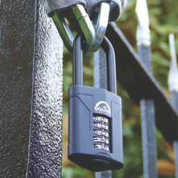 Squire CP60/2.5 Water-Resistant Long Shackle Combination  Padlock Blue 60mm