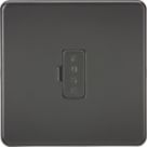 Knightsbridge  13A Unswitched Fused Spur  Matt Black