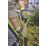 ClipGlove Shock Absorber   Synthetic Leather Gardening Gloves Navy / Khaki Medium