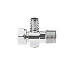 Drayton 15mm Compression x 1/2" BSP Male Taper Drain-Off Tail Piece 50mm  Polished Chrome