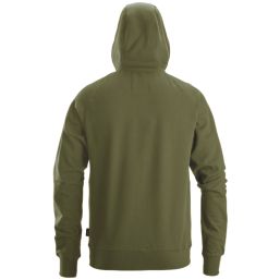 Snickers 2895 Logo Full Zip Hoodie Khaki Green X Large 46" Chest