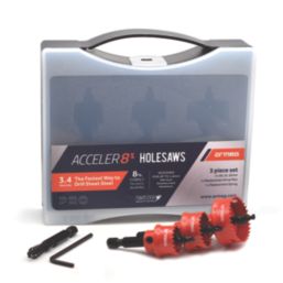 Armeg Acceler8 3-Saw Sheet Steel Holesaw Set