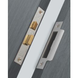 ERA  Chrome Effect Bathroom Lock 76mm Case - 56mm Backset