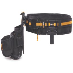 Toughbuilt ClipTech 3-Piece Pro Framer Tool Belt Set 32-48" Black