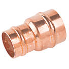 Midbrass  Brass Solder Ring Reducing Coupler 1" x 3/4"