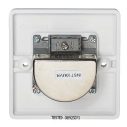 Crabtree Instinct 1-Gang Duplex Multimedia Socket White