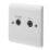 Crabtree Instinct 1-Gang Duplex Multimedia Socket White