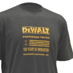 DEWALT 100 Year Graphic Short Sleeve T-Shirt Grey Medium 39-41" Chest