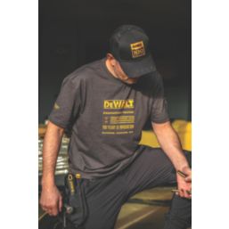 DEWALT 100 Year Graphic Short Sleeve T-Shirt Grey Medium 39-41" Chest
