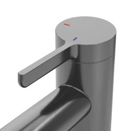 Swirl Bonda Titanium 250mm Tall Lever Mono Basin Mixer Tap