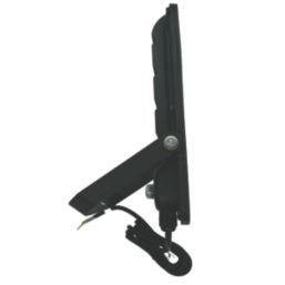 Brackenheath  Outdoor LED Floodlight With Photocell Black 70W 7700lm
