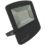 Brackenheath  Outdoor LED Floodlight With Photocell Black 70W 7700lm