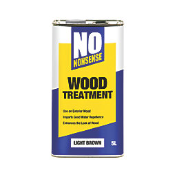 No Nonsense  Wood Treatment Light Brown 5Ltr