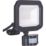Luceco Castra Smart Outdoor LED Floodlight With PIR Sensor Black 20W 2000lm
