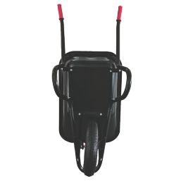 Forge Steel  Pneumatic Wheels Wheelbarrow Black 85Ltr