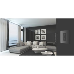 British General Evolve 1-Gang 2-Way LED Single Secondary Trailing Edge Touch Dimmer Switch  Black Chrome