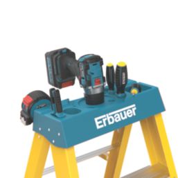 Erbauer Fibreglass 1.62m 6 Step Swingback A Frame Step Ladder
