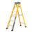 Erbauer Fibreglass 1.62m 6 Step Swingback A Frame Step Ladder