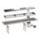 McAlpine CD800-B Channel Drain Brushed Stainless Steel 810mm x 150mm