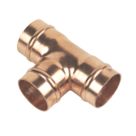 Flomasta  Copper Solder Ring Equal Tee 28mm