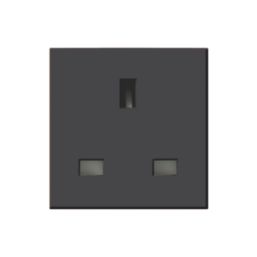 LAP  13A Unswitched Modular Socket Black