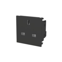 LAP  13A Unswitched Modular Socket Black