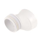 McAlpine MACFIT Rigid 40mm Offset Pan Connector White 135mm