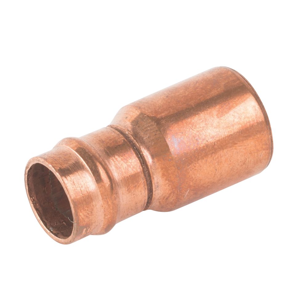 Midbrass Copper Solder Ring Fitting Reducer F 1/2" x M 10mm Screwfix