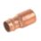 Midbrass  Copper Solder Ring Fitting Reducer F 1/2" x M 10mm