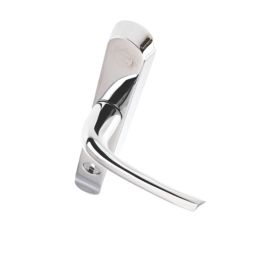 Mila ProSecure Enhanced Security Type A Door Handle Pair Polished Chrome