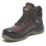 DEWALT Newark Size 8  Brown Waterproof Steel Toe Cap Safety Boots