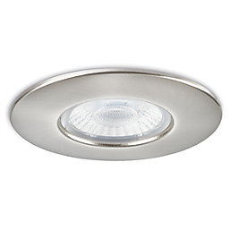 Collingwood DT4 Fixed  Fire Rated LED Downlight Brushed Steel 4.6W 490lm