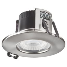 Collingwood DT4 Fixed  Fire Rated LED Downlight Brushed Steel 4.6W 490lm