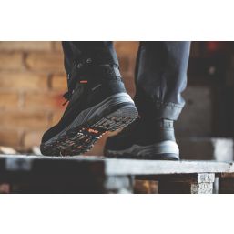 Scruffs Scarfell Size 8  Black  Steel Toe Cap Safety Boots