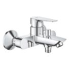 Grohe Start Edge Chrome 119mm Wall Mounted Lever 2 Tap Holes Bath Shower Mixer Tap