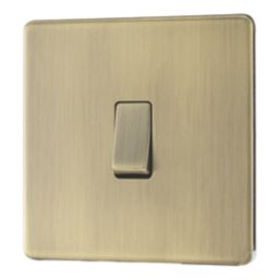 LAP  20A 16AX 1-Gang Intermediate Switch Antique Brass with Colour-Matched Inserts