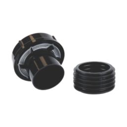 FloPlast  Push-Fit Air Admittance Valve Black 110/82mm