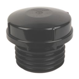 FloPlast  Push-Fit Air Admittance Valve Black 110/82mm