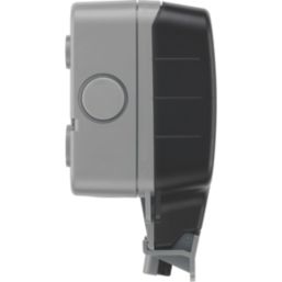 British General  IP66 13A 1-Gang DP Weatherproof Outdoor Switched Socket