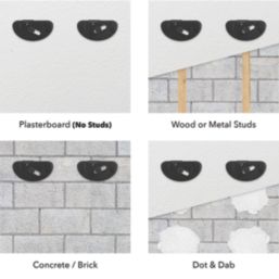 AVF Any Wall ZML8350 Flat TV Mounting Bracket Fixed 32-80"
