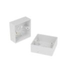 D-Line SSB35W/2 1-Gang Surface Pattress  Box 35mm 2 Pack